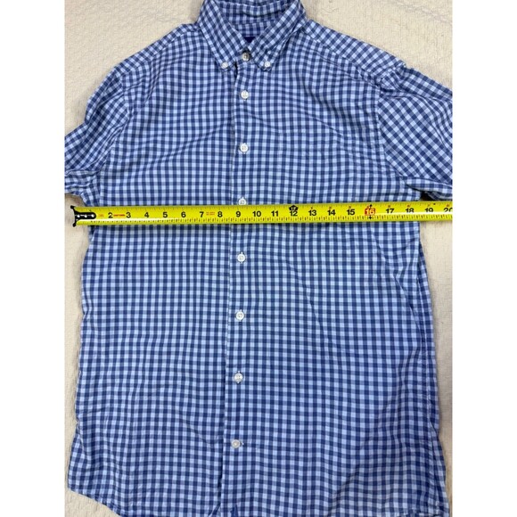 Johnnie O Gingham Button Down Shirt Bel Air Country Club | Mens Size Small - Picture 14 of 15